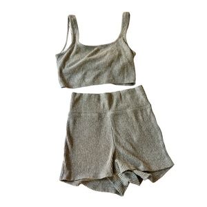 Abercrombie & Fitch Knit Bra/Shorts Set